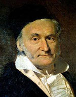 Figure 1 : Portrait de Gauss (1777-1855) en 1840.