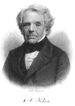 Figure 11 : Le mathématicien allemand August Ferdinand Möbius (1790-1868), utilisateur précoce de la théorie des couples de Poinsot.