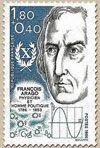 Figure 2 : Timbre français édité à l’occasion du bicentenaire de la naissance d’Arago (1986).