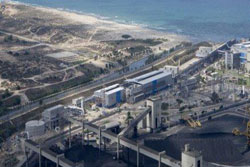 Figure 9 : Dessalement de l’eau de mer par osmose inverse, usine de dessalement d’Hadera, Israël (photo lde-tech)