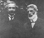 Figure 10 : Einstein et Besso, ca 1925 (image bibliothèque numérique ILCE)