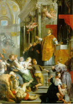 Figure 3 : Les Miracles de saint Ignace de Loyola », de Pierre-Paul Rubens, 1717-1718